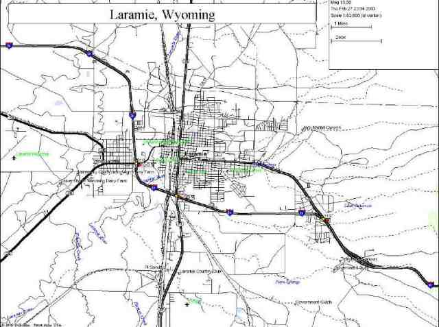 Map: City of Laramie
